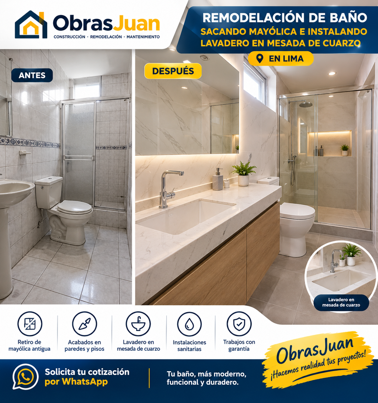 Antes y Después_ Baño Renovado
